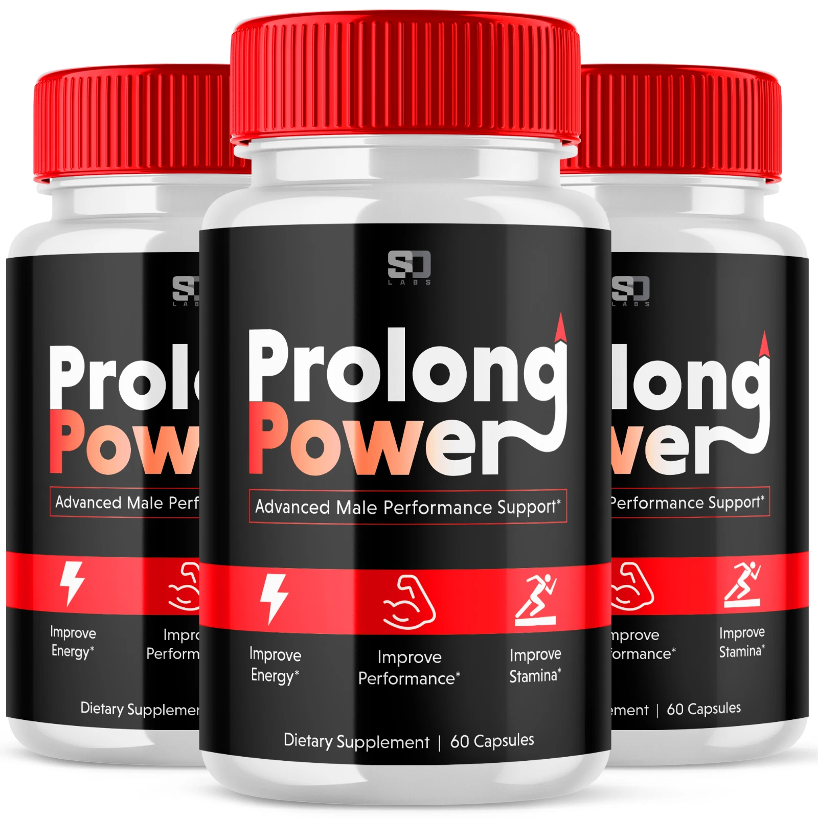 Prolong Power Capsules - Boost Male Vitality and Performance (3 Pack)