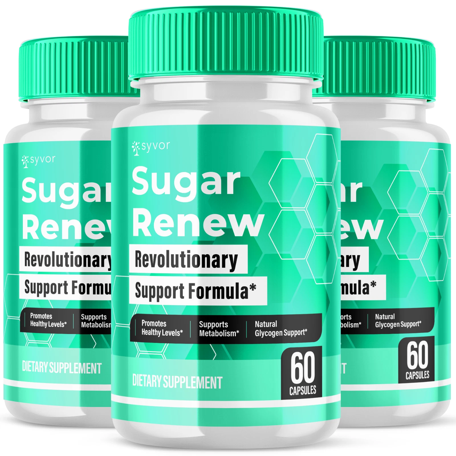 Sugar Renew Glycogen Support Revolutionary Formula Glyco Optimizer, 180 Capsules