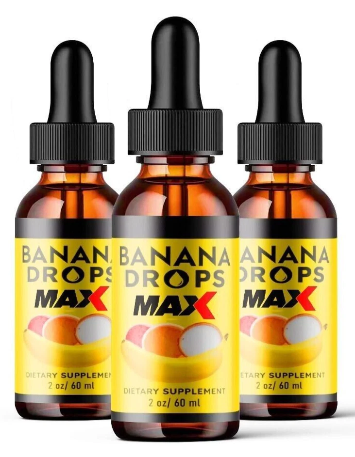 (3 Pack) Banana Drops Max to Accelerate Weight Loss and Maximize Fat Burning