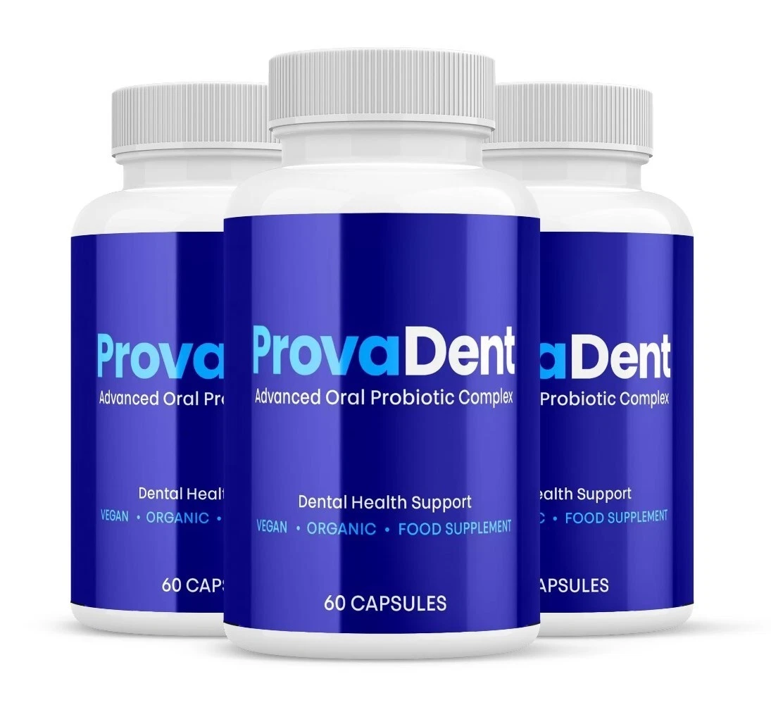 (3 Pack) ProvaDent Oral Probiotic Support Healthy Teeth and Gums (180 Capsules)