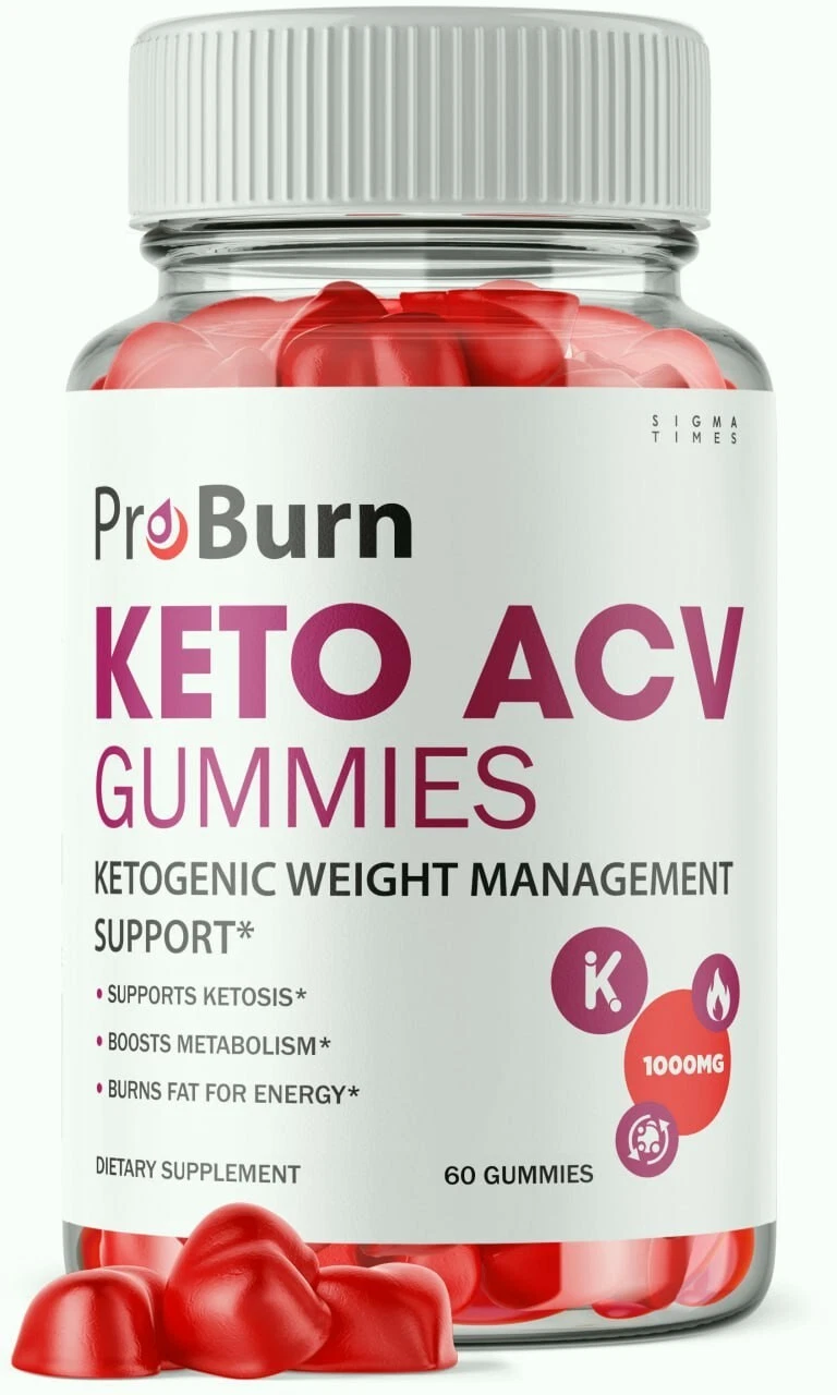 OFFICIAL - Pro Burn Keto Gummies For Weight Loss - Pro Burn Keto ACV - 1 Bottle