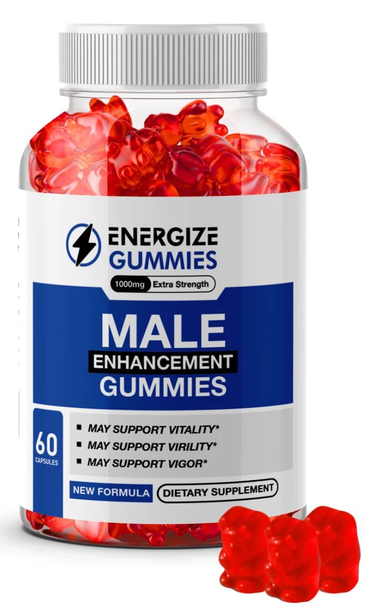 Energize Male Gummies, Gummy for Men to Help with Vitality and Virility 60ct