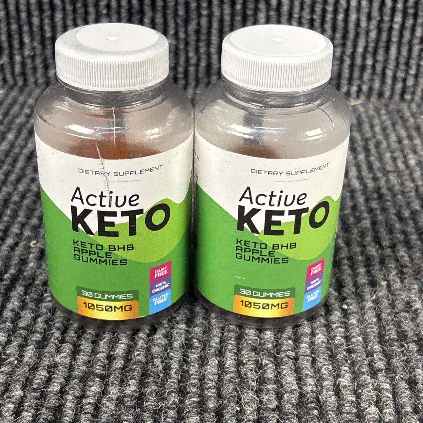 Active Keto ACV Gummies 1050MG Apple Cider Vinegar - 60 Gummies ( 2 Bottles )