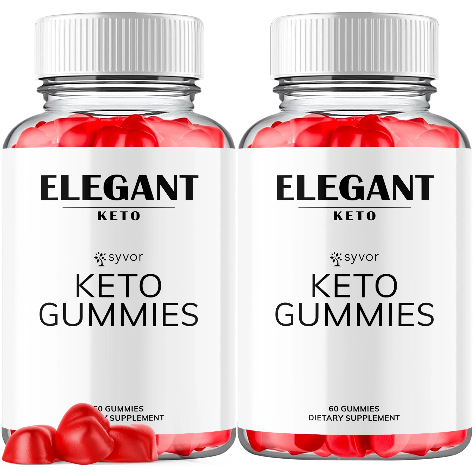 Elegant Keto Apple Cider Vinegar Gummies Max ACV Strength Supplement 120 Gummies