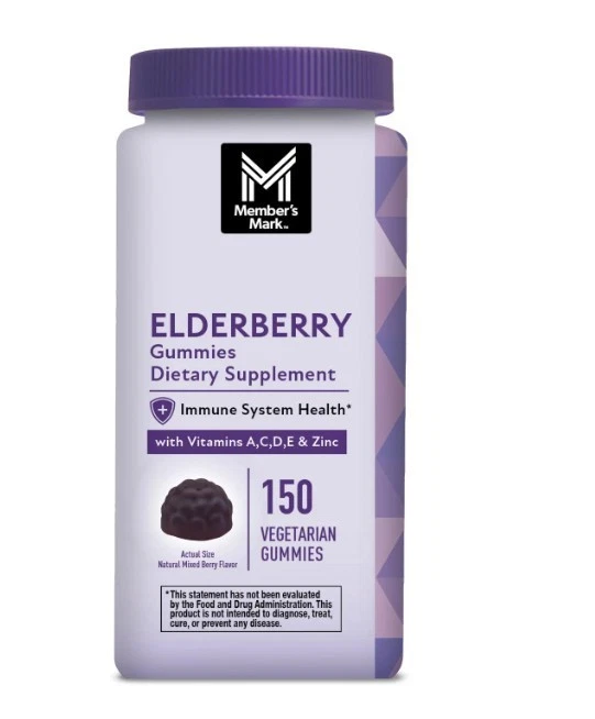 Member's Mark Elderberry Immune Health Gummies 150 Count