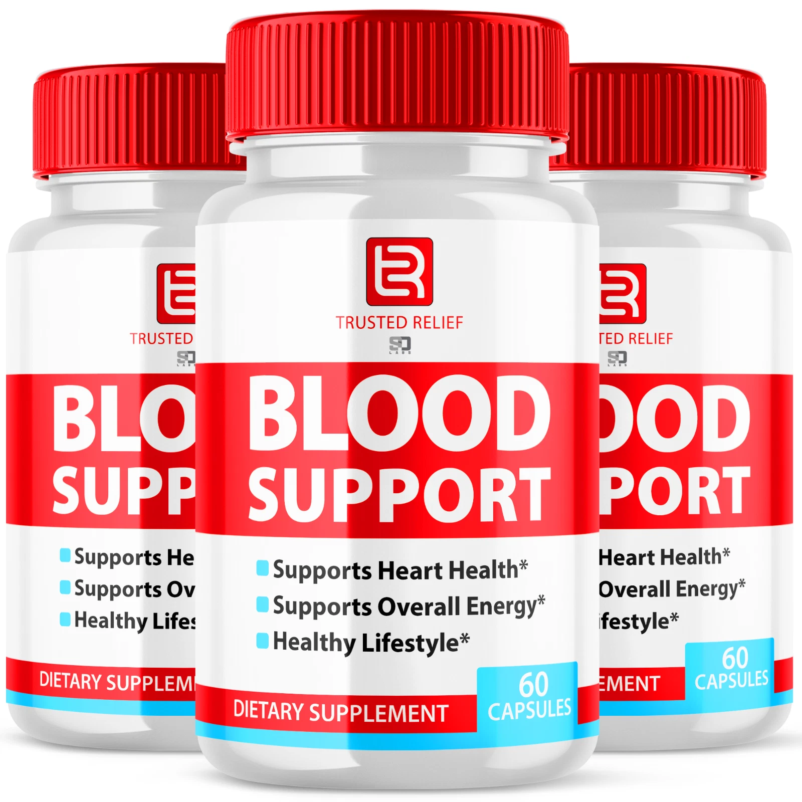 (3 Pack) Trusted Relief Pills - Blood Sugar Health Support Formula, 180 Capsules
