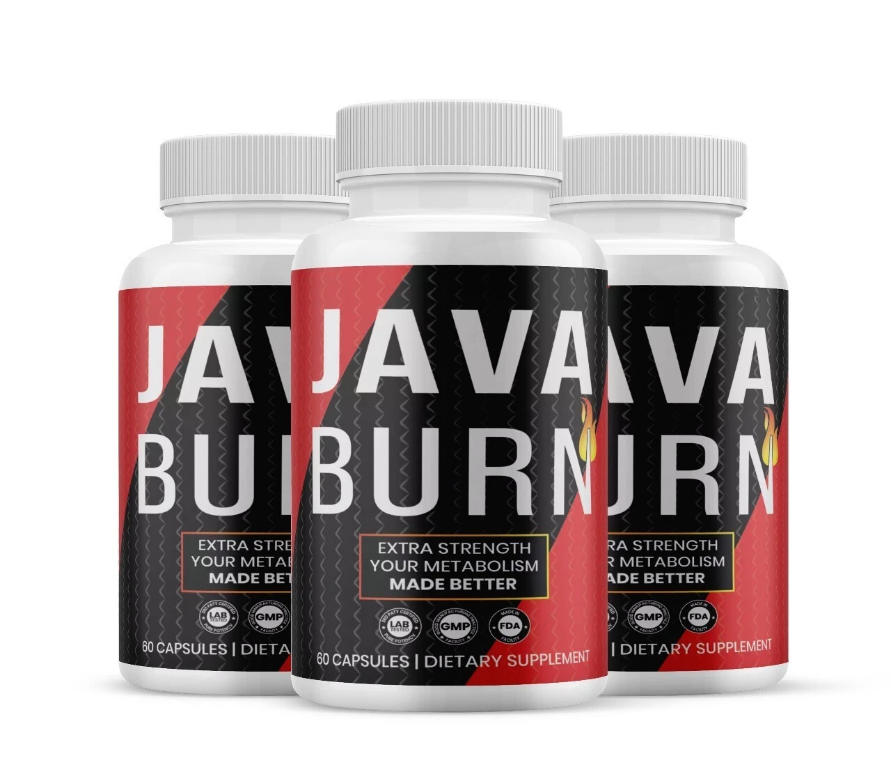 (3 Pack) Java Burn Powerful Formula, Java Burn Now in Pills, Maximum Strength