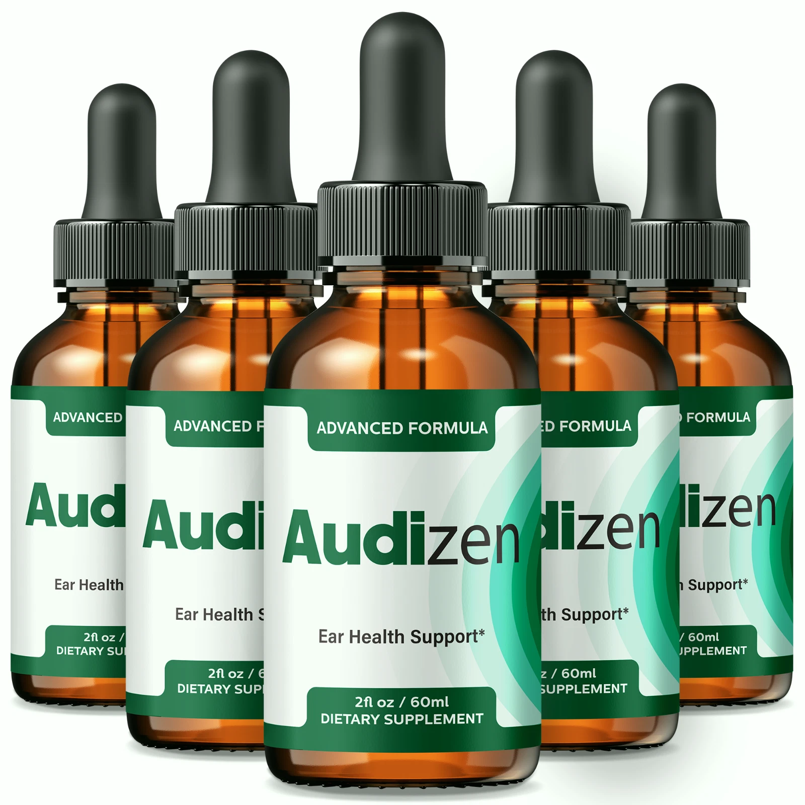 (5 Pack) Audizen Drops - Advanced Ear Health and Hearing Support Formula