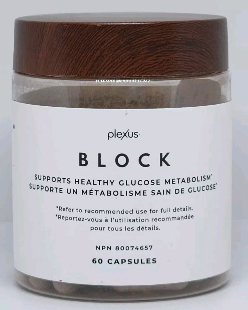 Plexus Block Help Block Carbs & Sugars Weight Management 60 Capsules Exp 04/2027