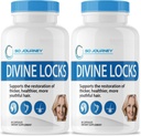 (2 Pack)Divine Locks Complex Advanced Unique Hair Growth Vitamins - 120 Capsules