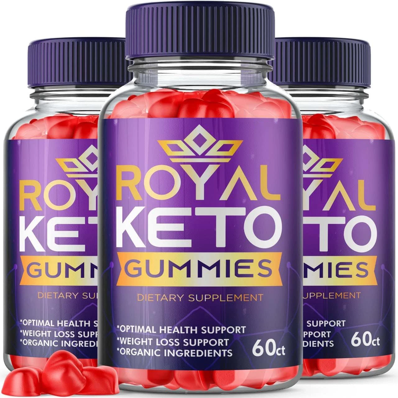 Royal Keto ACV Gummies Weight Loss - 1500mg,Premium Apple Cider Vinegar (3 Pack)