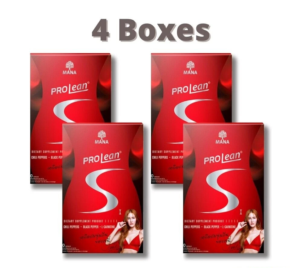 4x MANA Prolean S Body Slim Weight Management Fat Burn Dietary Supplement