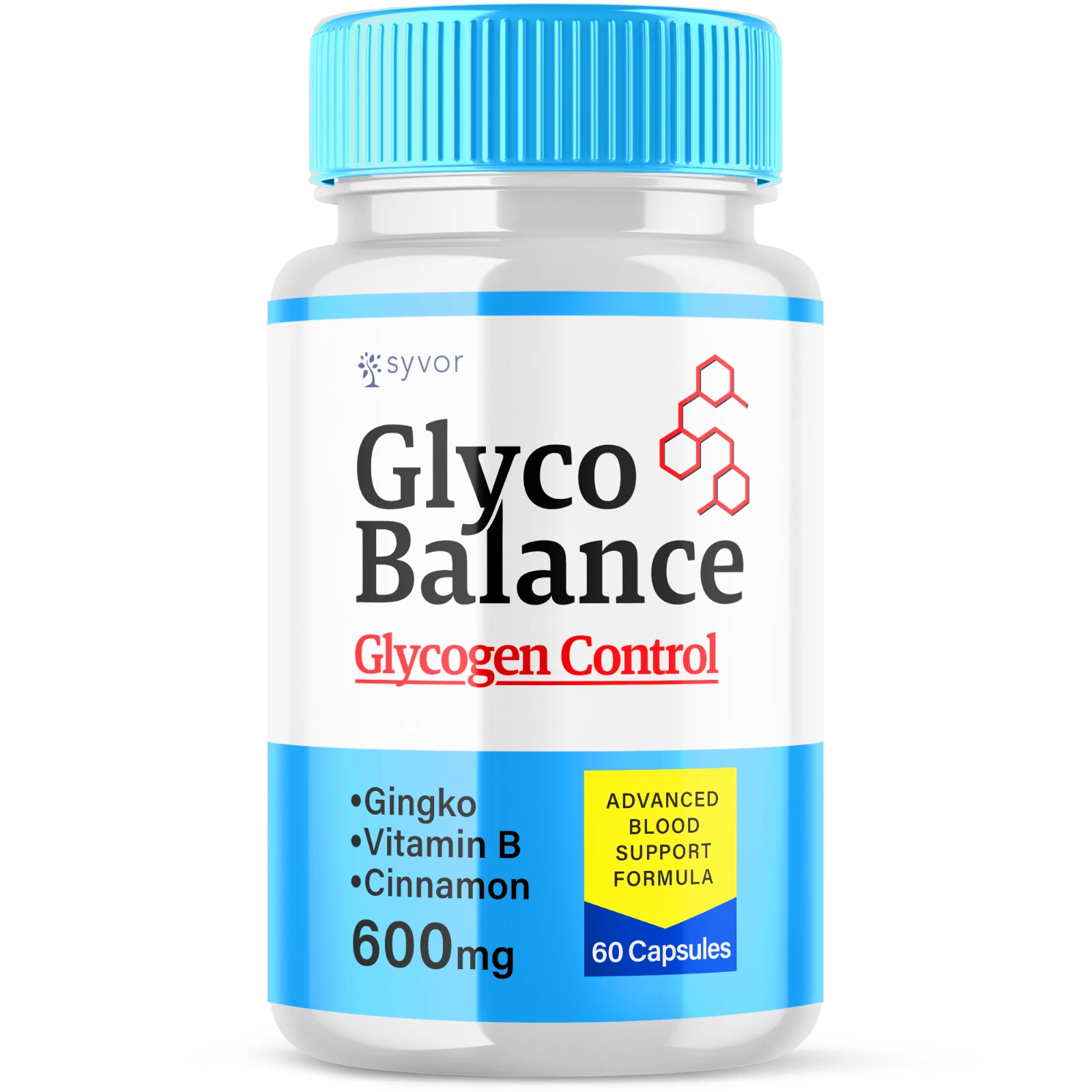 Glyco Balance Glycogen Control Pills Advanced Blood Support Formula 60 Capsules