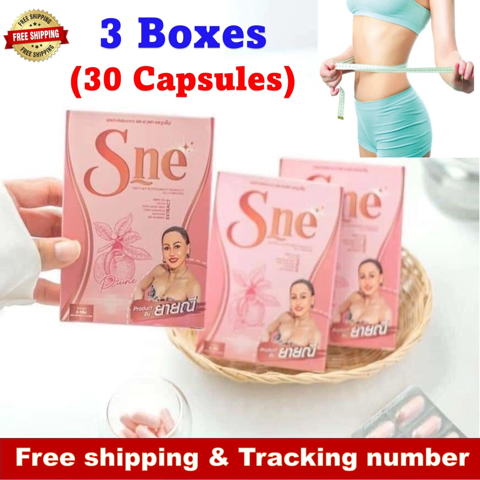 3x S-Ne Dietary Supplement Product Reduce Fussy Eating Fat Accumulation