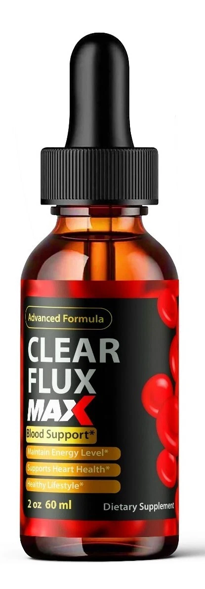 (1 Pack) Clear Flux MAX Drops, ClearFlux Blood Cleanse, Blood Support Formula