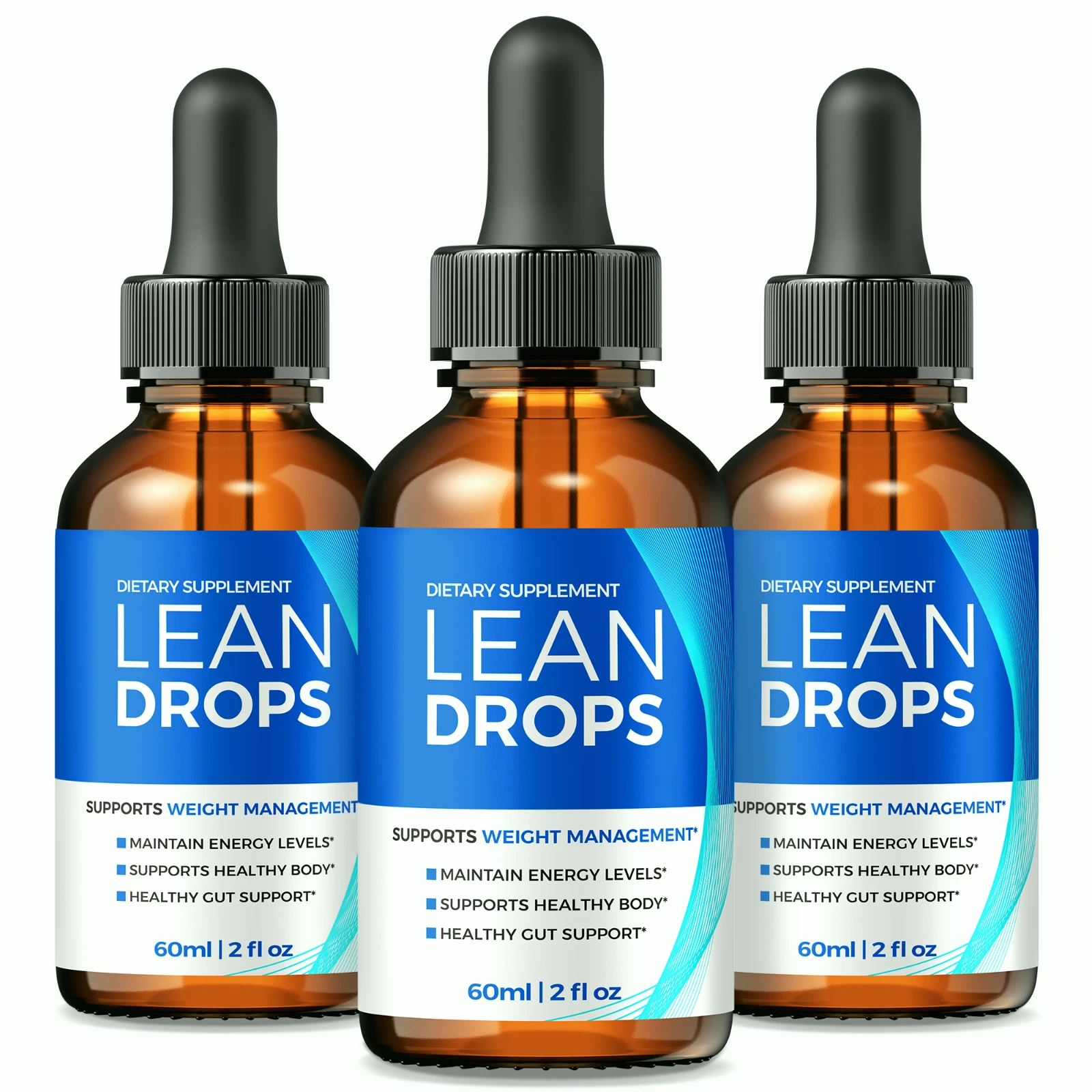 (3 Pack) Lean Drops for Weight Loss, Advanced LeanDrops Fat-Burning Formula