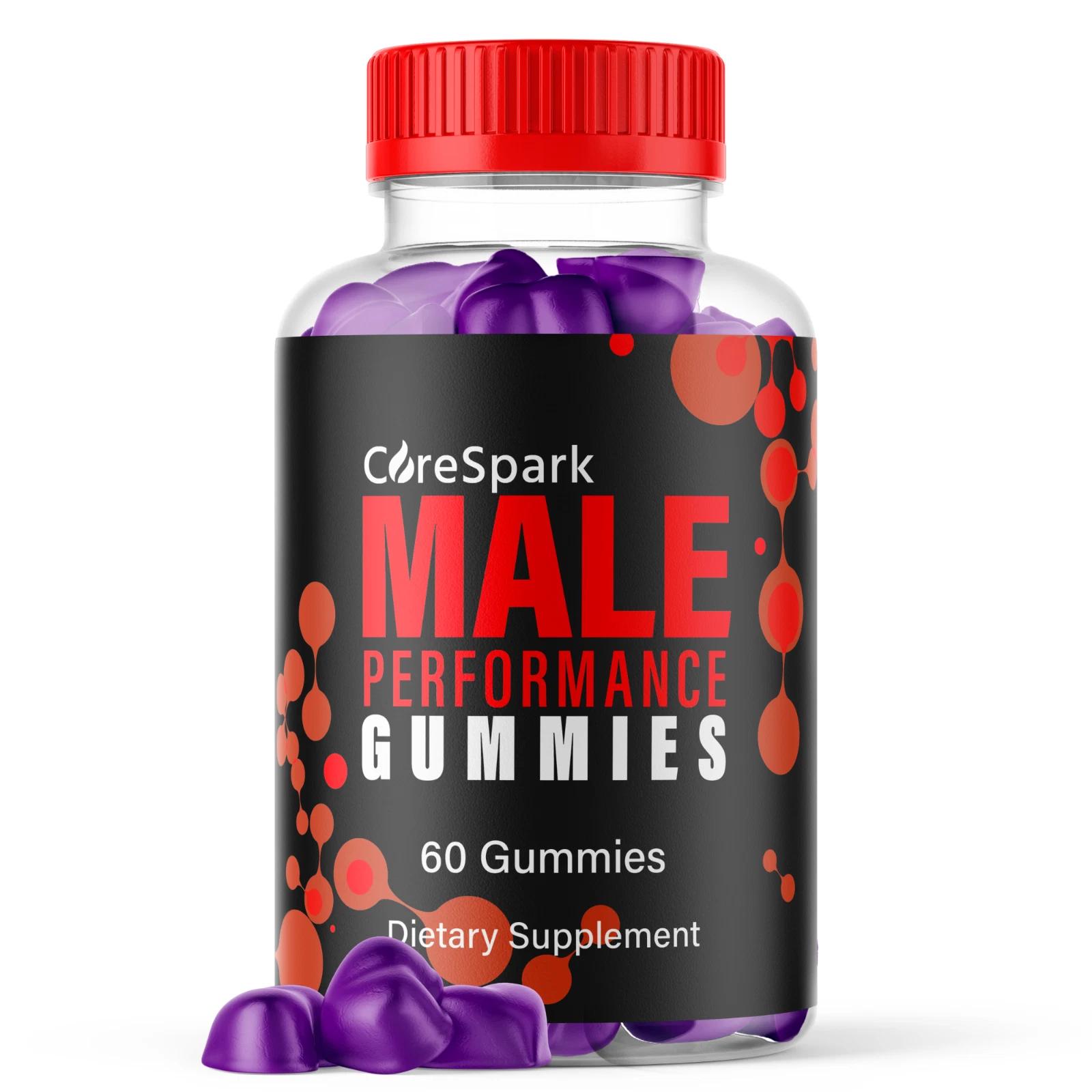 Corespark Men's Gummies, Core Spark Advanced Pro Formula 60 Gummies
