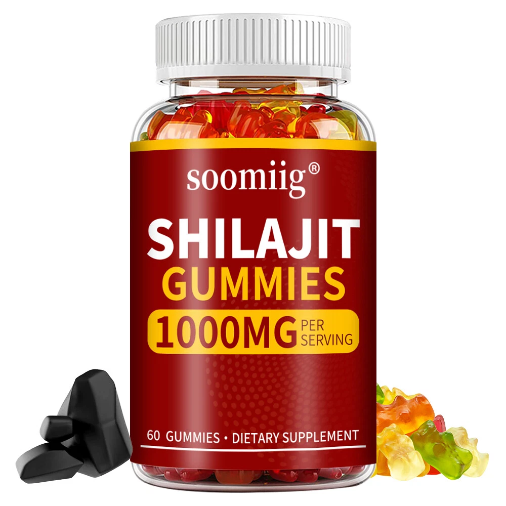 Shilajit Gummies - Maintains brain Health,Balance Energy Levels & Immune Health