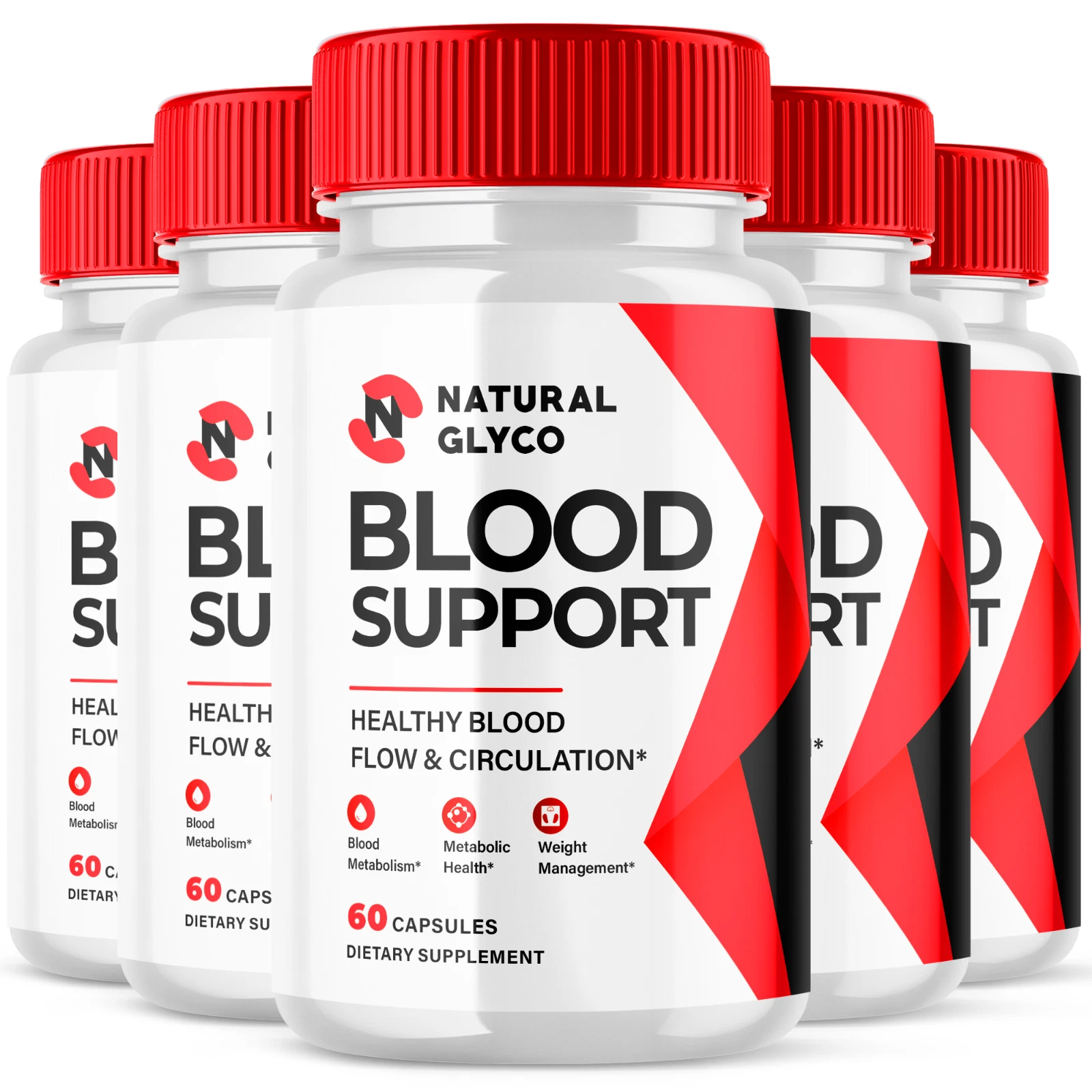 Natural Glyco Support Pills Advanced Glycogen Support Supplement 300 Capsules