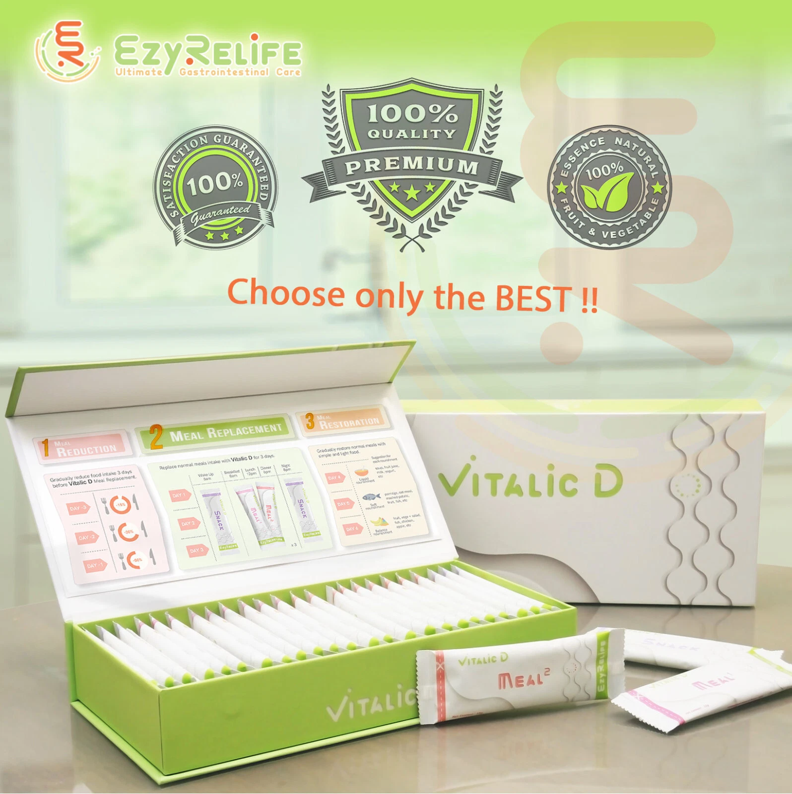 3 Day Fasting Detox Deep Colon Cleanse Natural Juice Fiber Weight Loss Meal Plan