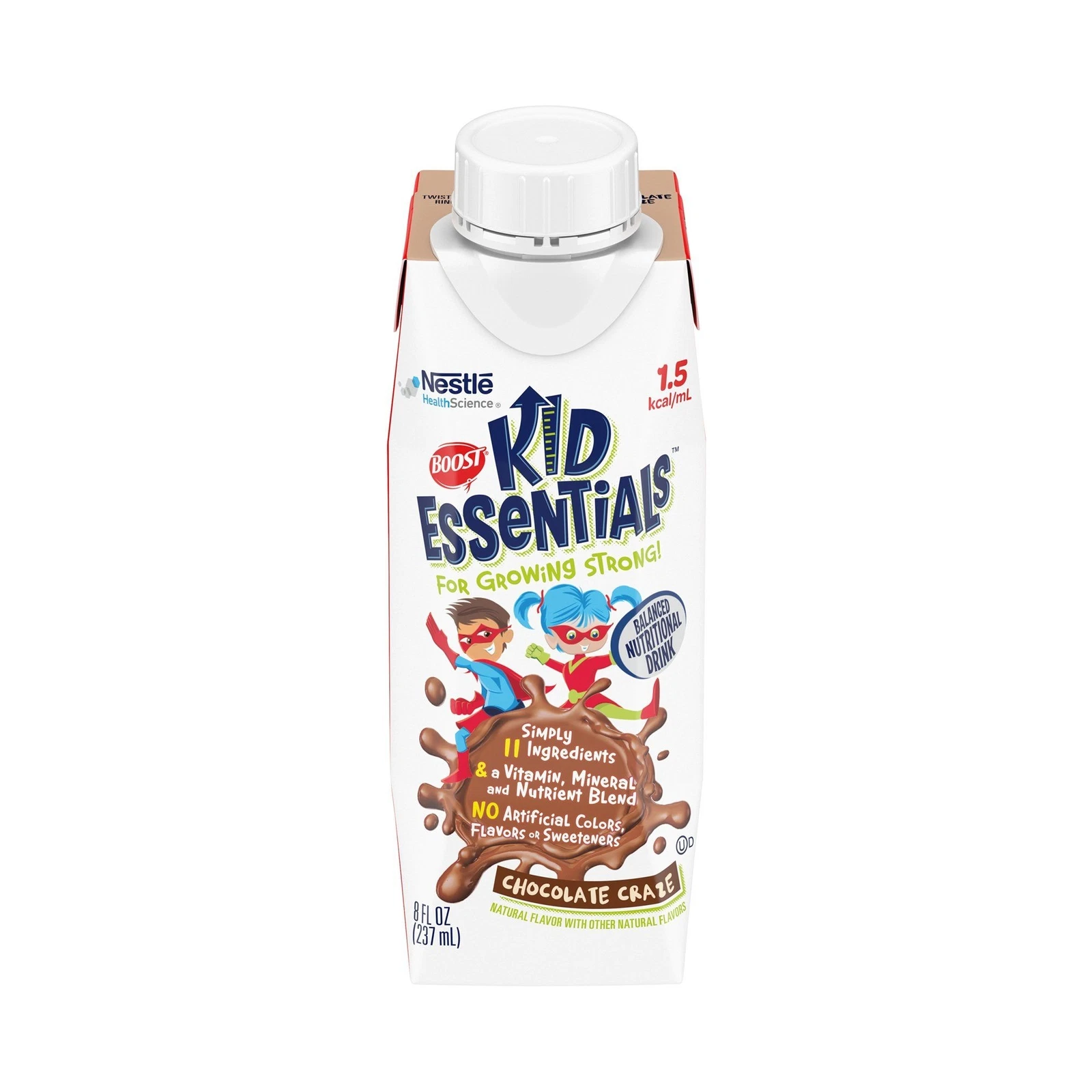 Boost Kid Essentials 1.5 Chocolate Oral Supplement, 8 oz. Carton (CS/24)