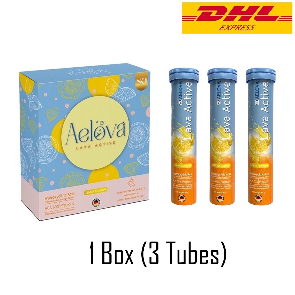 Aelova Lava Supplement Weight Control Active Diet Effervescent Tablet 1 BOX