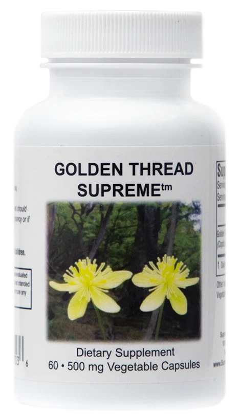 Supreme Nutrition Golden Thread Supreme, 60 cápsulas vegetales Pure Coptis Chinensis