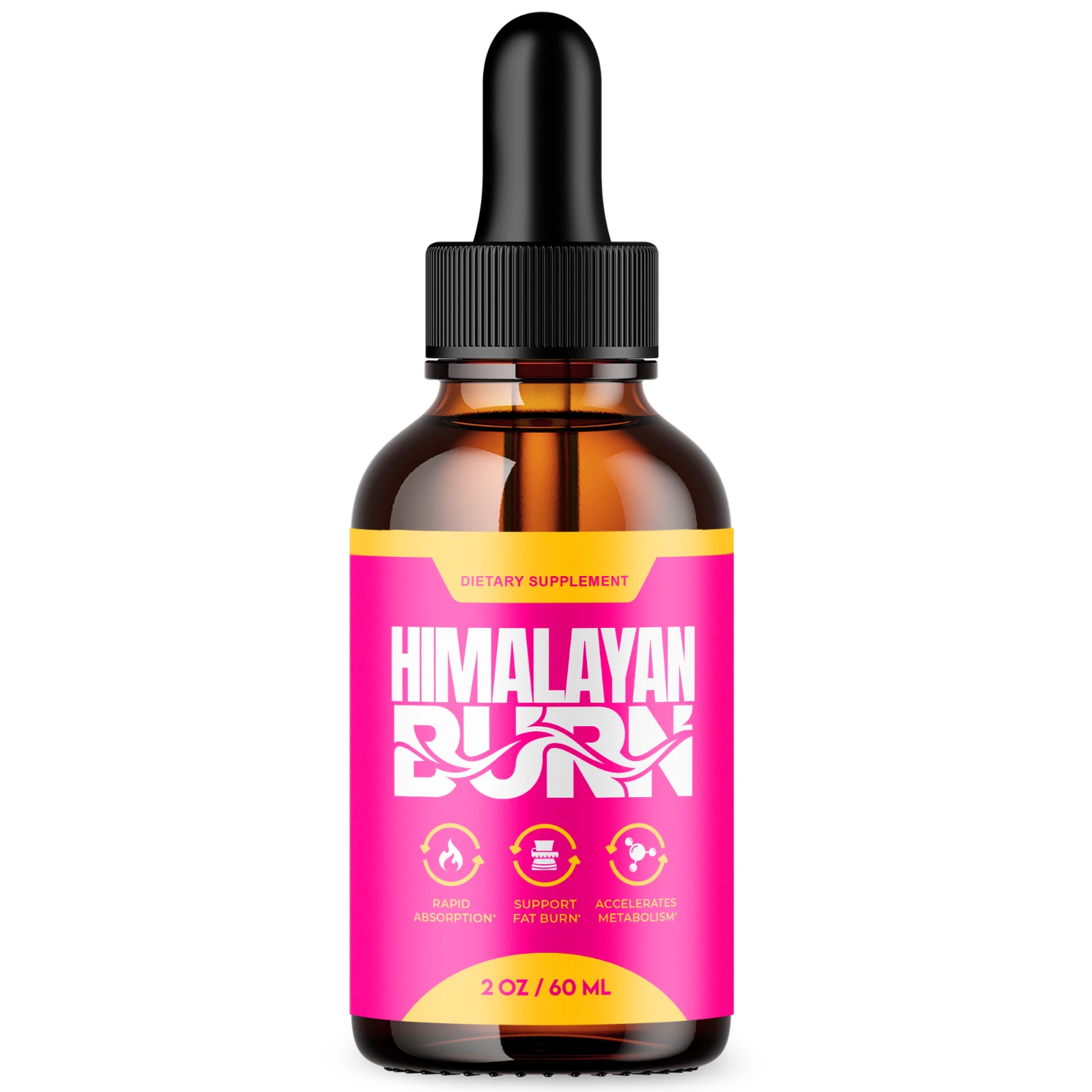 Himalayan Burn Drops Max Strength Keto Formula Weight Management Supplement 60ML