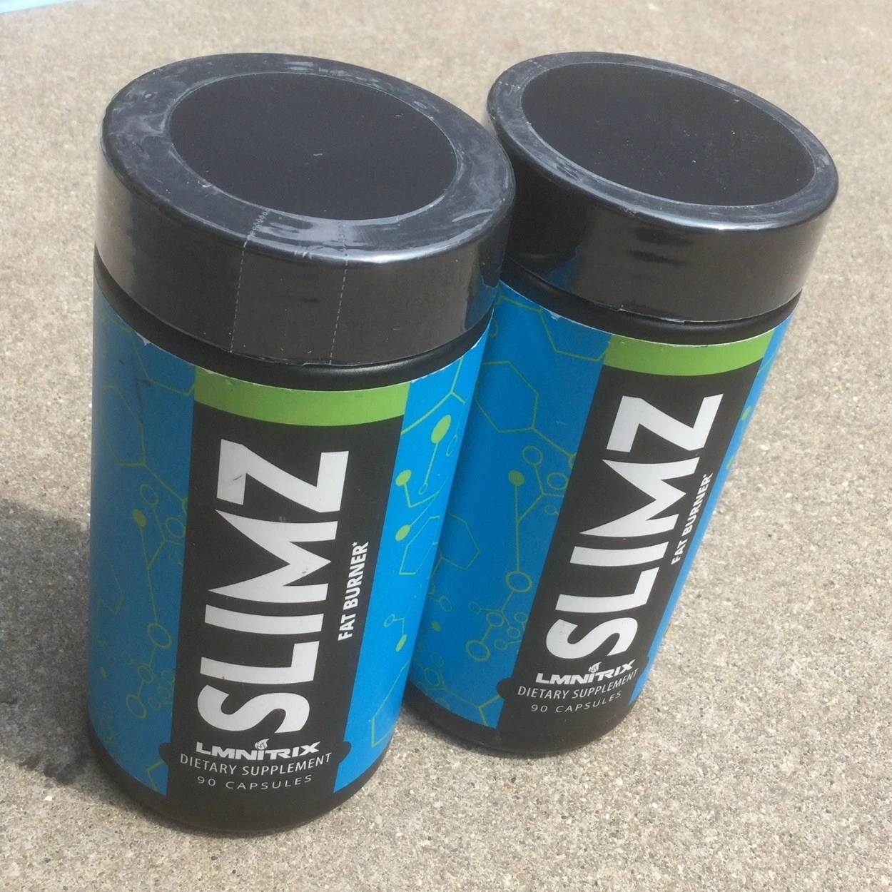 SLIMZ Fat Burner Dietary Supplement 90 Capsules 2-Pack Lot (180) BBD 8/2026