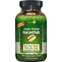 Irwin Naturals Longer, Stronger Hair and Nails, 60 Liquid Softgels