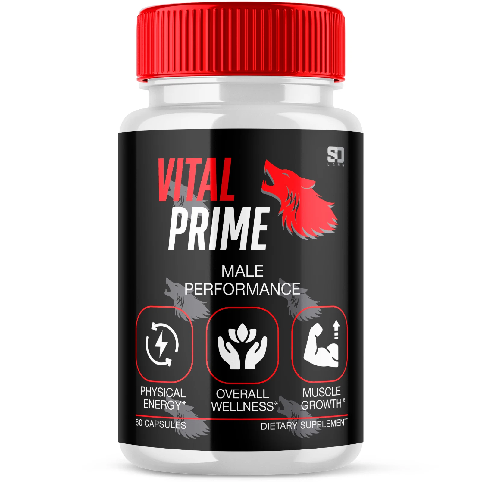 (1 Pack) Vital Prime Men Pills, Maximize Energy, Vitality & Stamina 60 Capsules