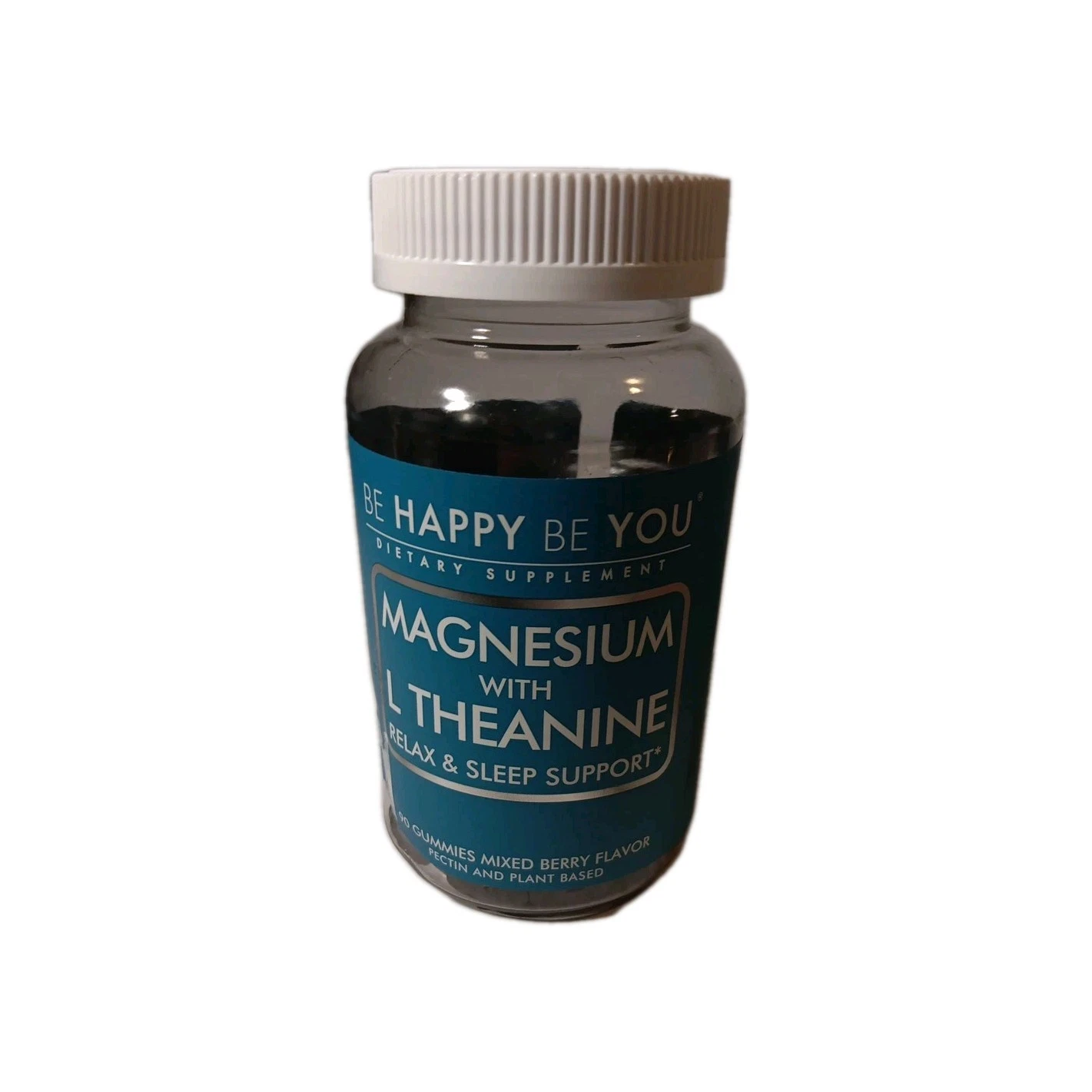 Be Happy Be You Magnesium with L Theanine Relax & Sleep Support 90 Gummies