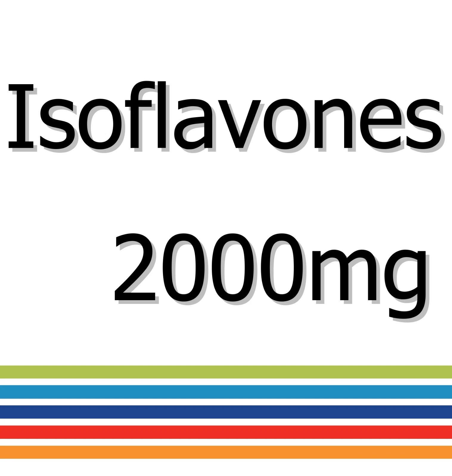 Isoflavones 2000mg x 30 Tablets - Immune System