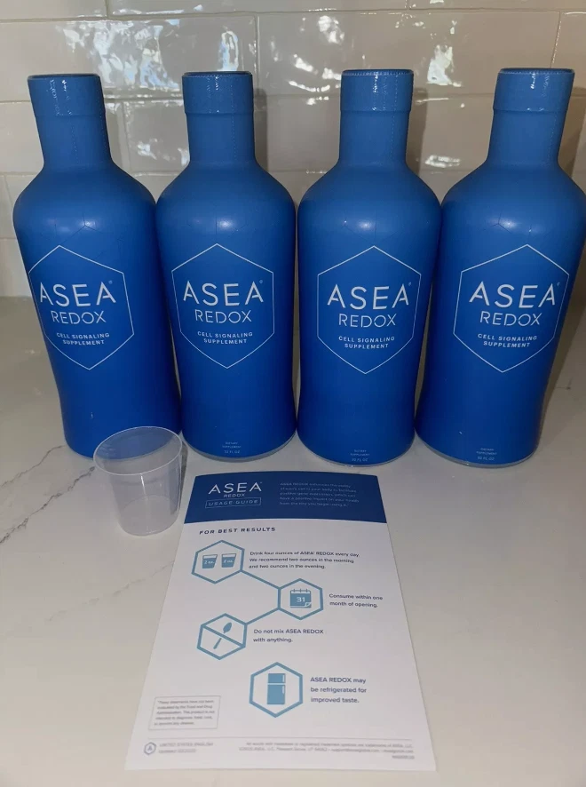 ASEA Redox Cell Signaling Supplement 4 32oz Bottles Exp: 10/2026 NEW