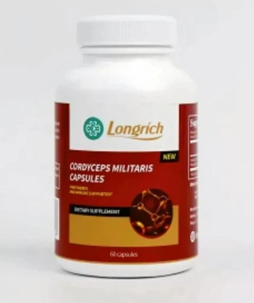 Longrich Cordyceps Militaris Capsule-Boosts Immune System(60 capsules) USA Brand