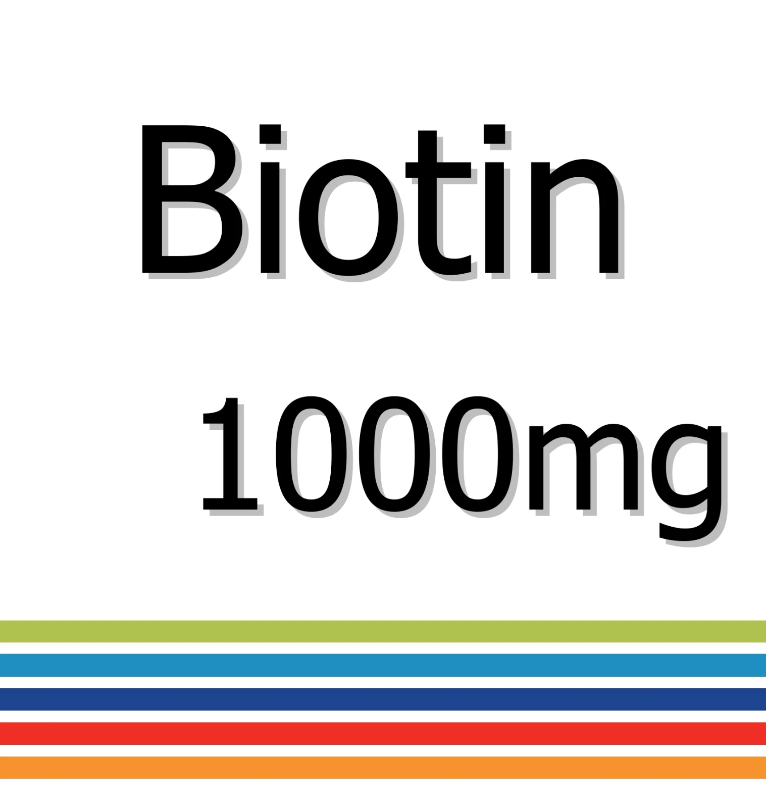 Biotin 1000mg x 90 Tablets - Fat Loss