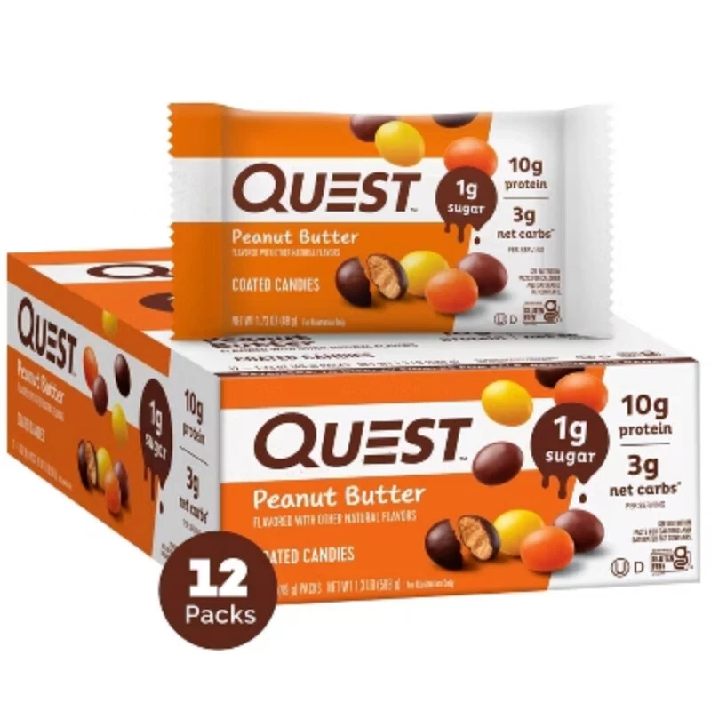 Quest Nutrition Filled Coated Candies - Peanut Butter