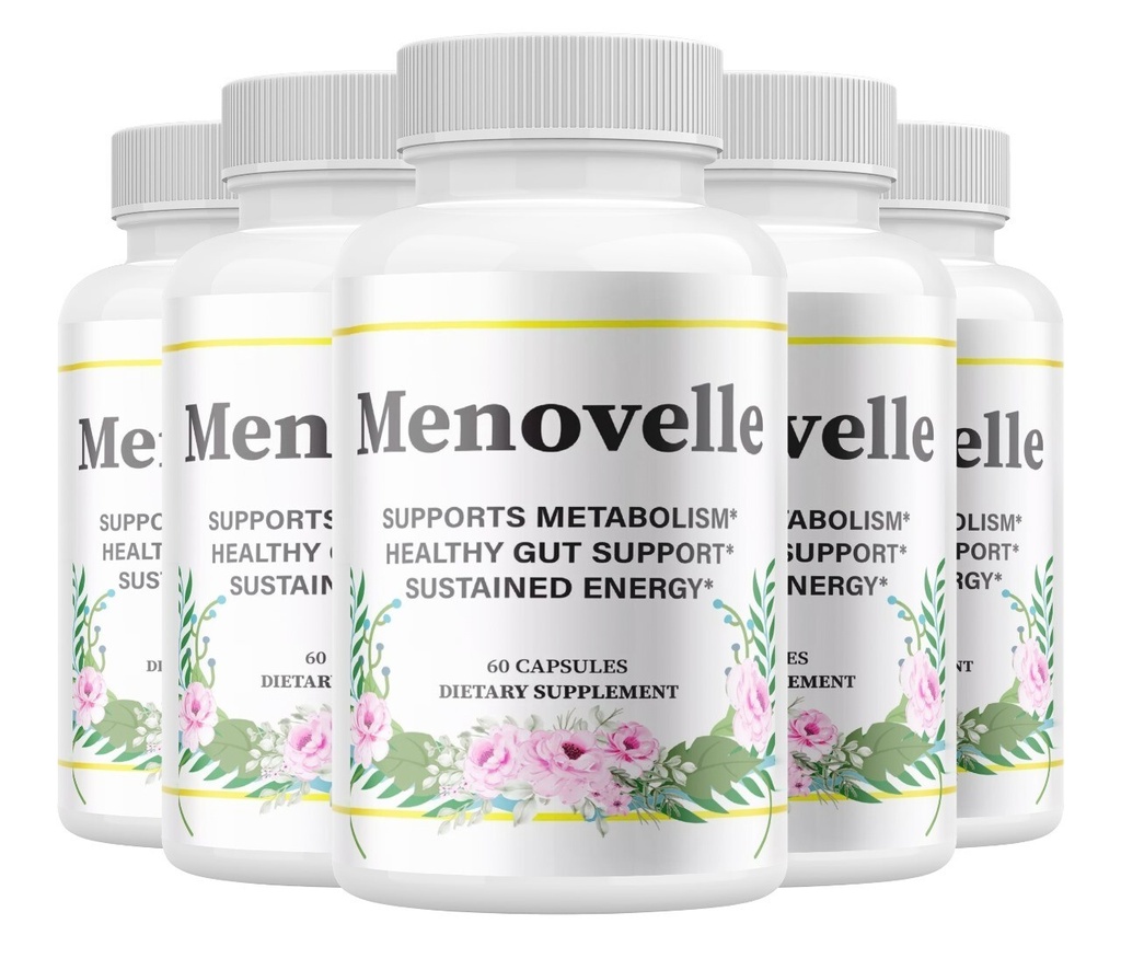 (5 Pack) Menovelle Capsules for Advanced Weight Loss, Meno Velle Keto Pills