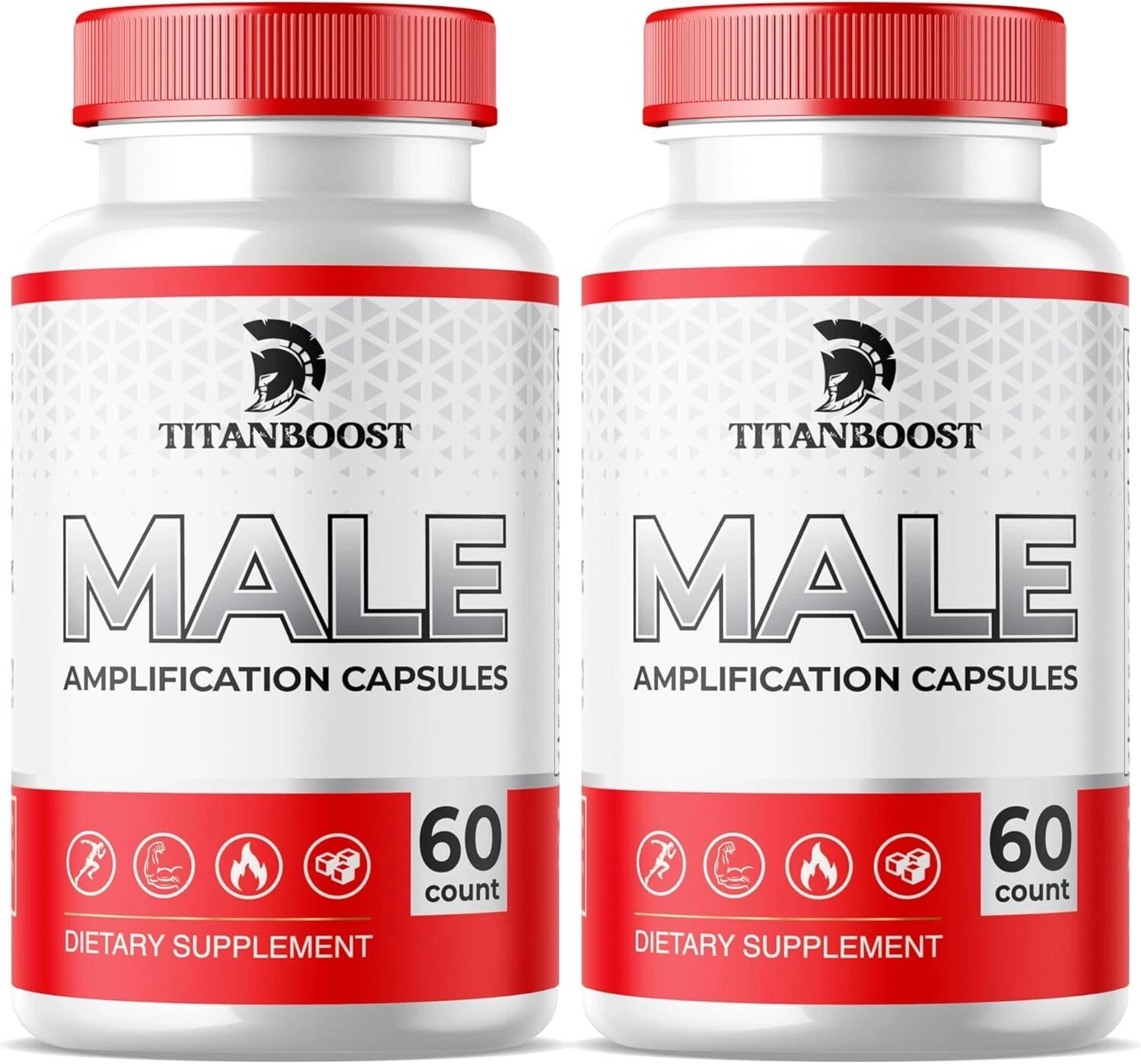 Titan Boost Male Amplification Advanced Formula Supplement (120 Capsules) 2-Pack