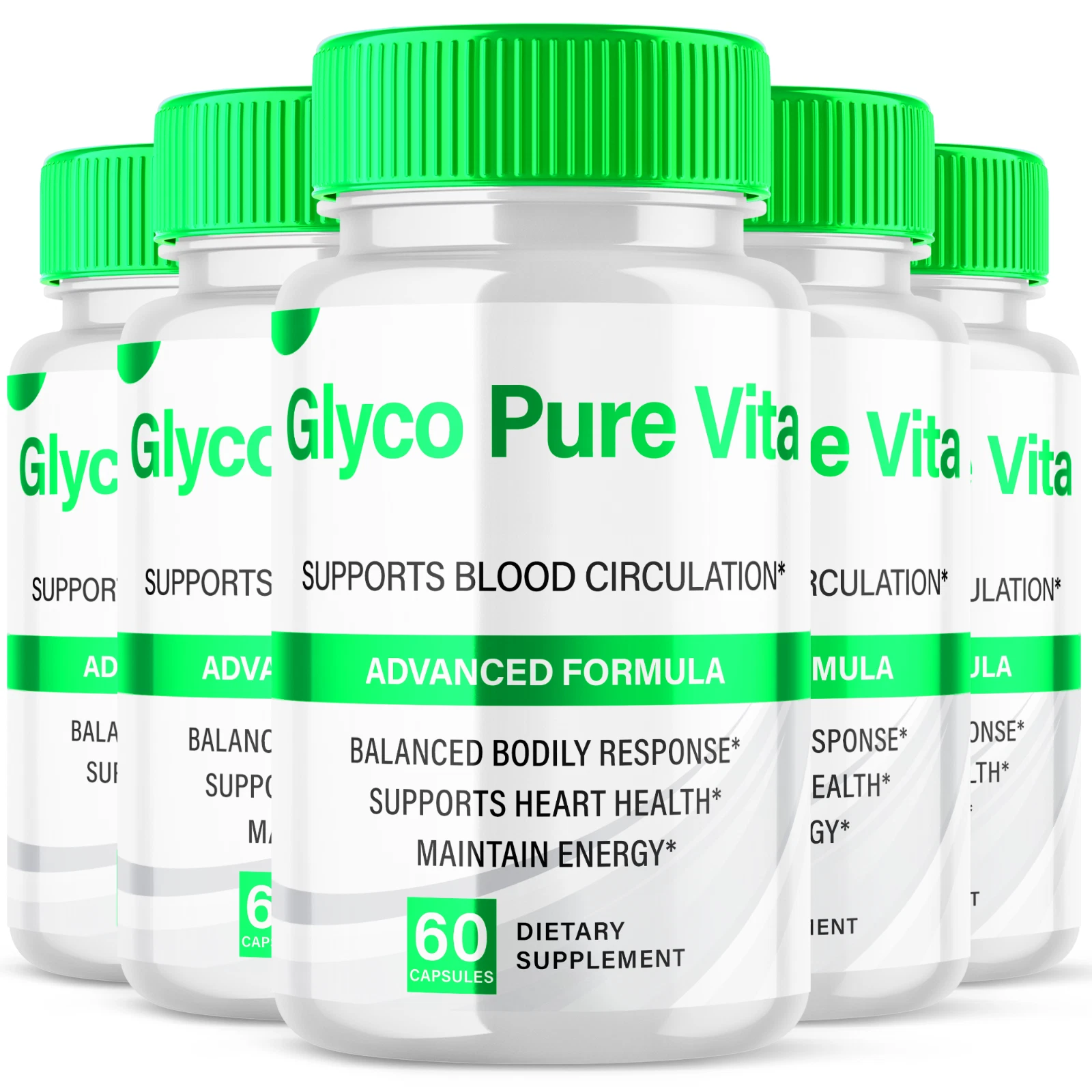 Glyco Pure Vita Advanced Formula Glycogen Max Support Supplement 300 Capsules
