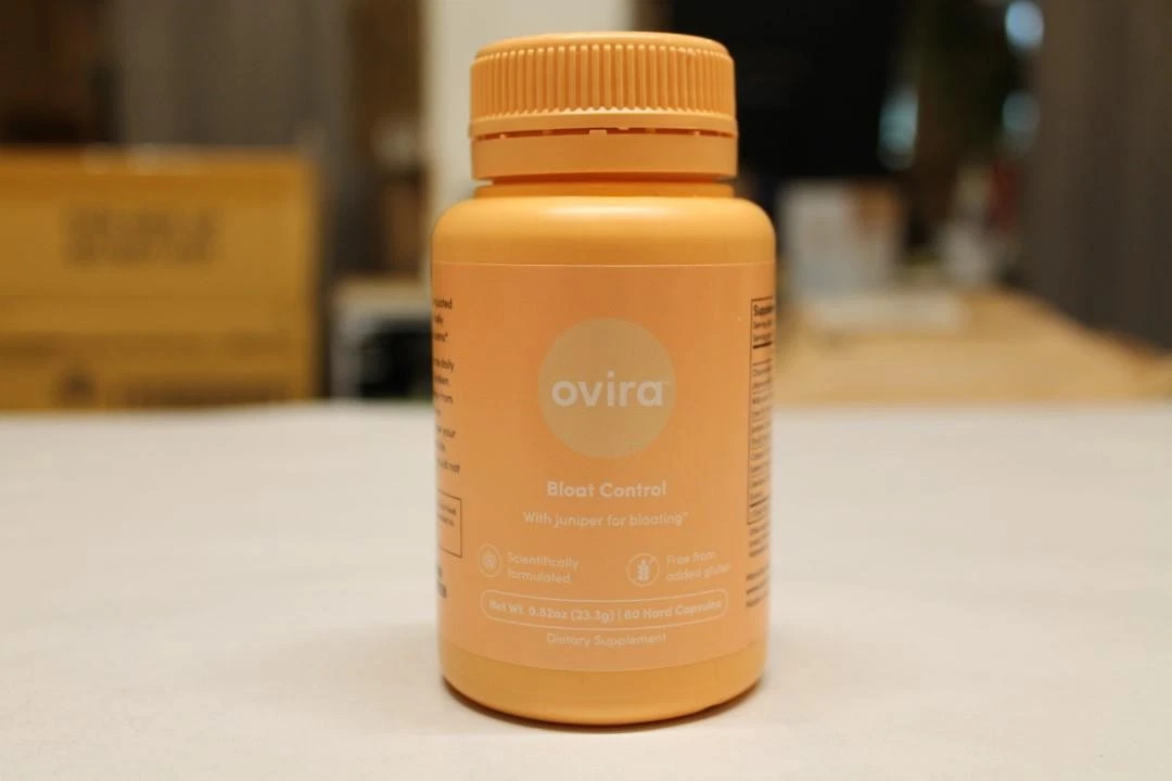 Ovira Bloat Control Supplement w/ Juniper 60 ct. Capsules Exp. 08/26 - NEW