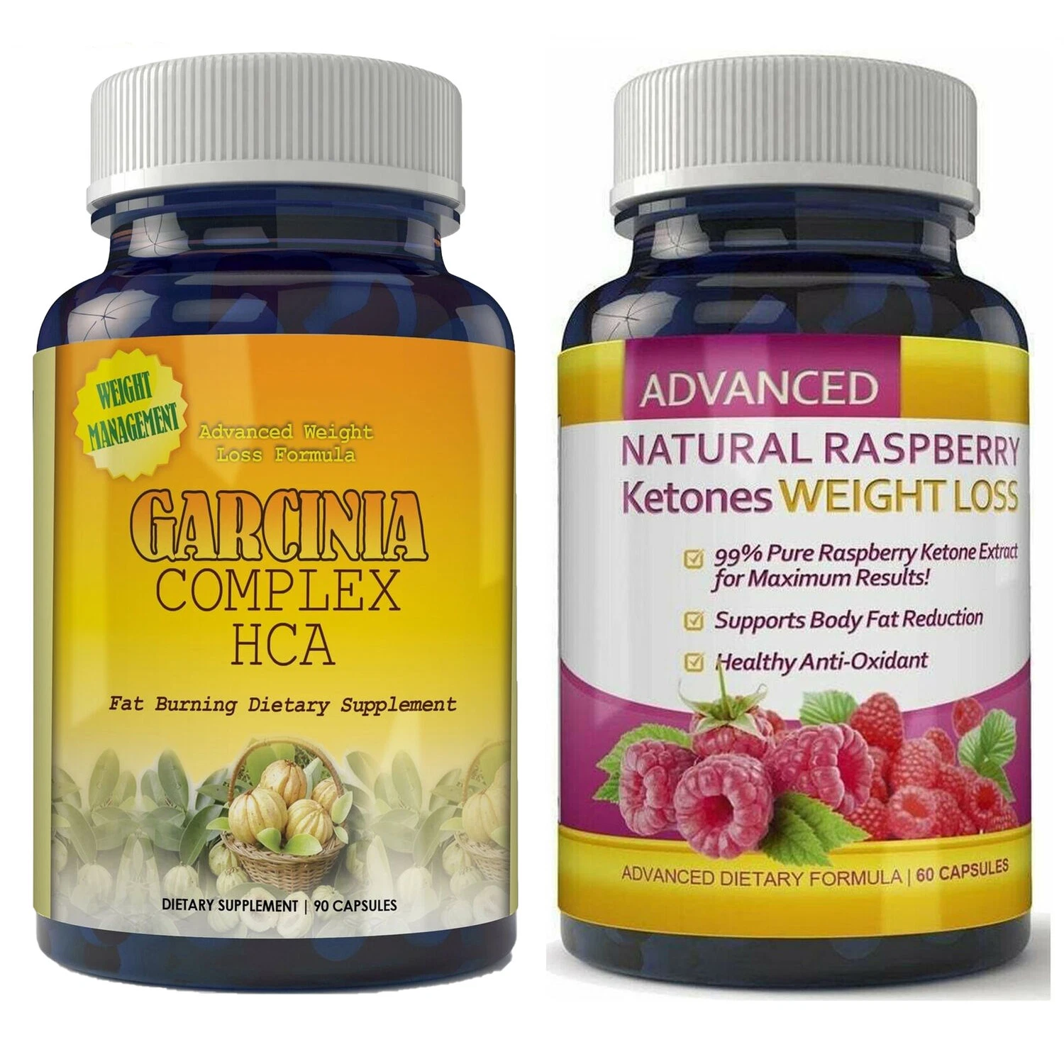 Garcinia Cambogia Weight Loss Diet Supplements Raspberry Ketone Fat Burner Pills