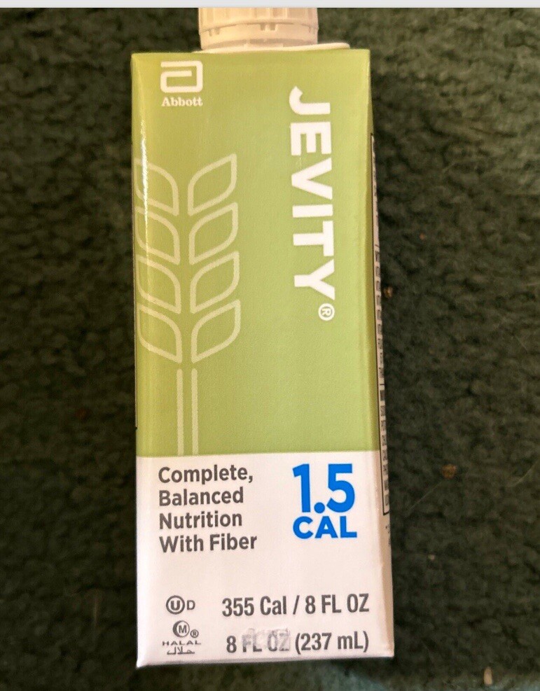 Jevity 1.5 Cal Tube Feeding Formula with Fiber, 8 Oz Recloseable Carton, 24 Case