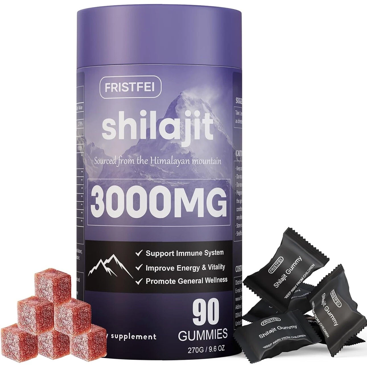 Shilajit Gummies Immune Support And Wellness - 100% Natural And Organic Shilajit