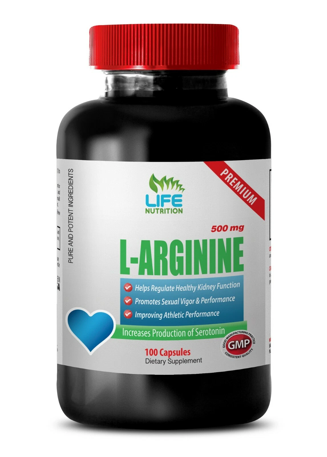improve blood flow - L-ARGININE 500mg - anti inflammatory pills 1 Bottle