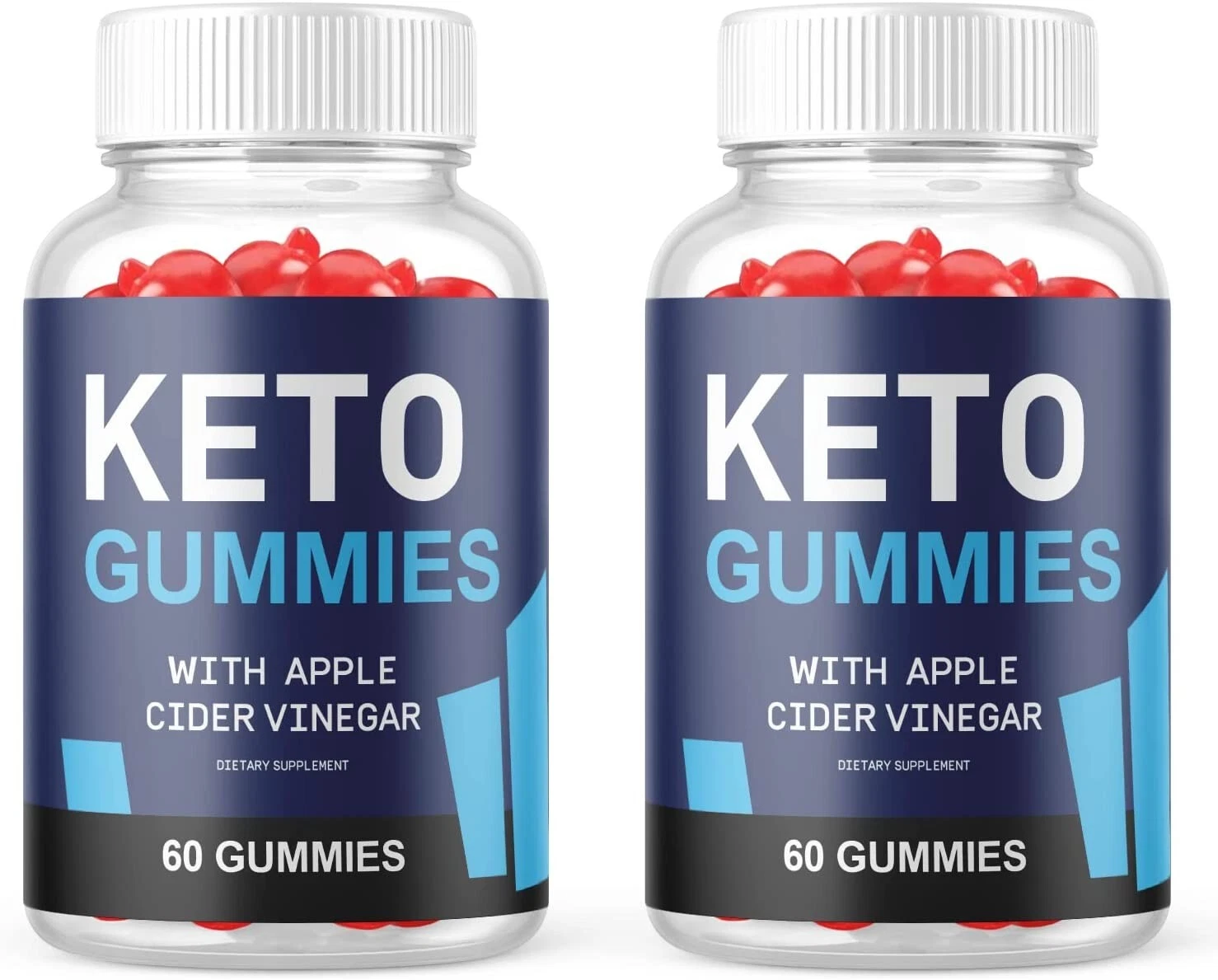 2 Pack- Kickin Keto ACV Gummies, Weight Loss, Appetite Suppressant-120 Gummies