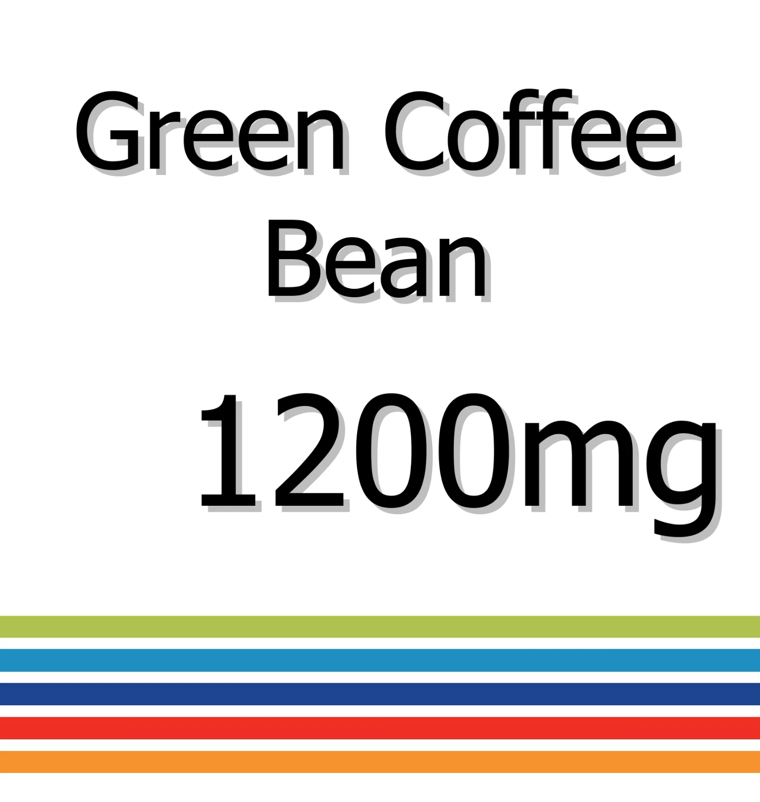 Green Coffee Bean 1200mg x 90 Tablets - Reduced Inflammation