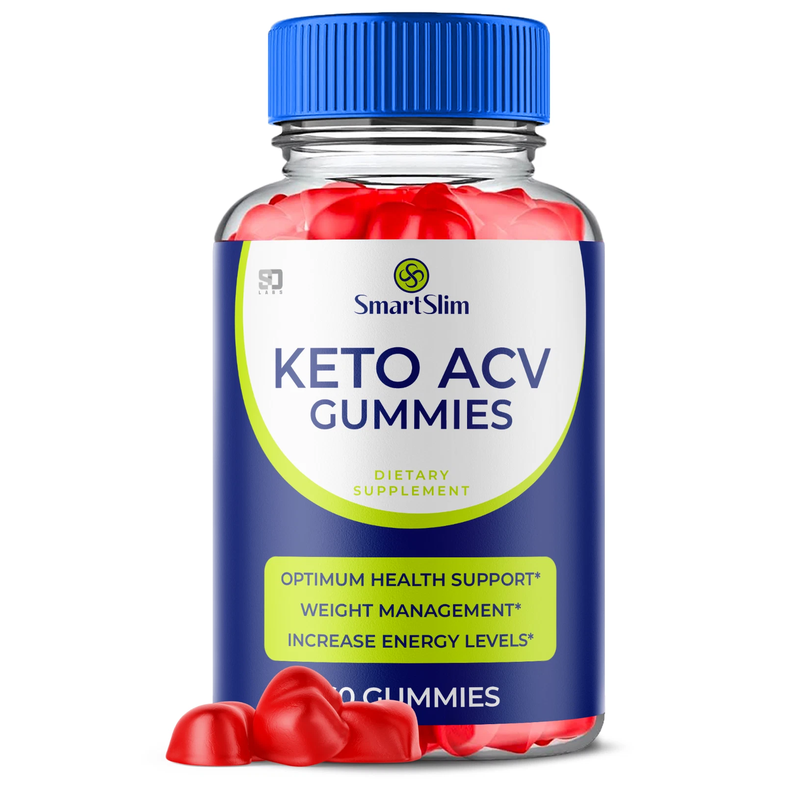 SmartSlim Keto ACV Gummies, Smart Slim Keto Gummies for Weight Loss (60 Gummies)