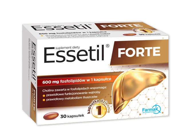 ESSETIL FORTE 600mg 60-240 Capsules Liver Protection Liver Health Phospholipids