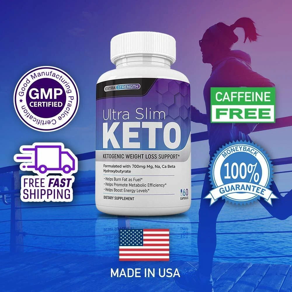 Keto Diet Pill Ultra Slim Advanced Ketosis Weight Loss Supplement Fast Ketogenic